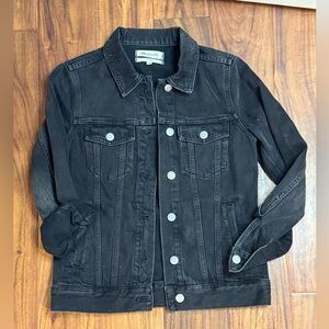 Madewell black denim jacket, in EUC
